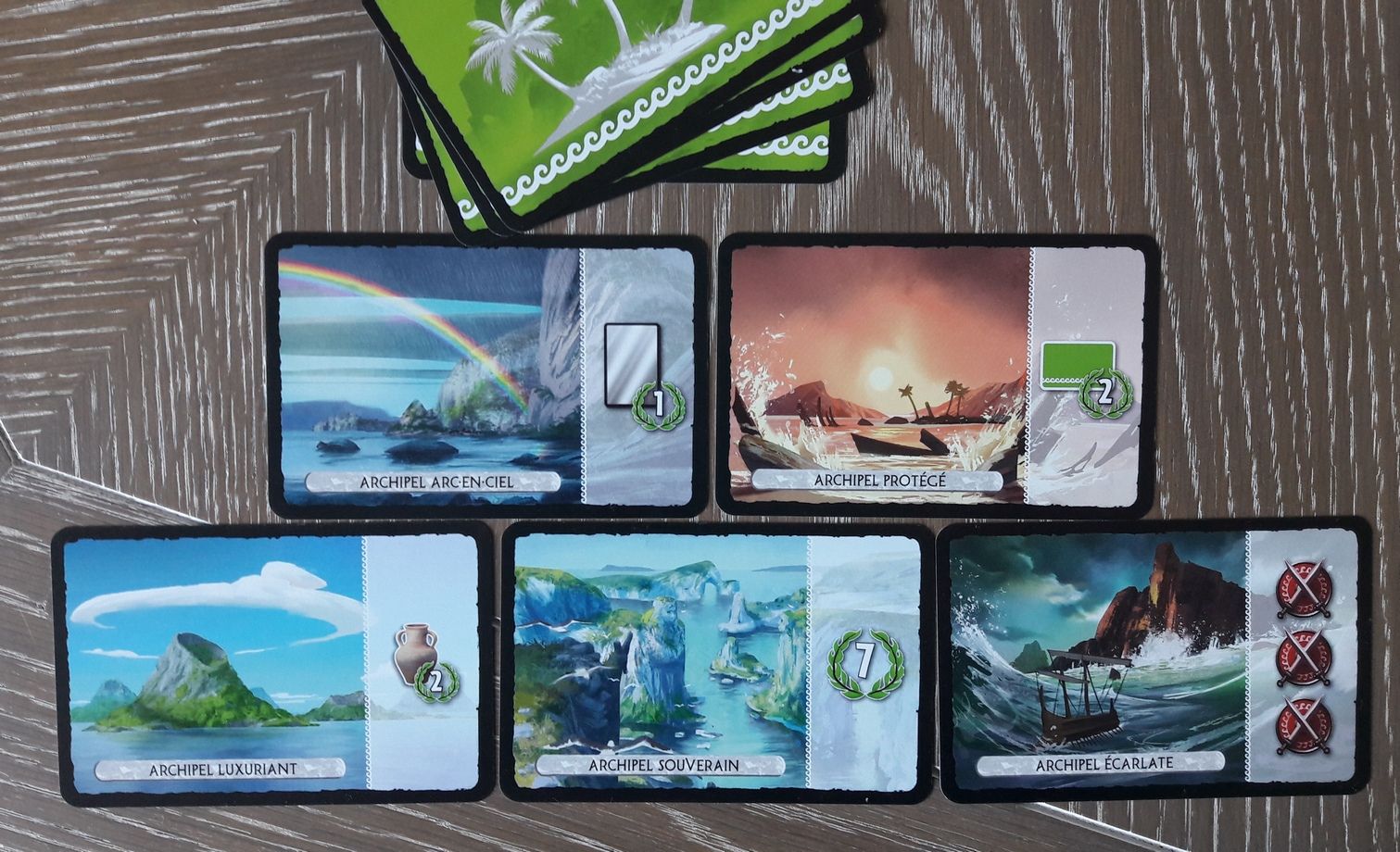 5 îles  de niveau 3