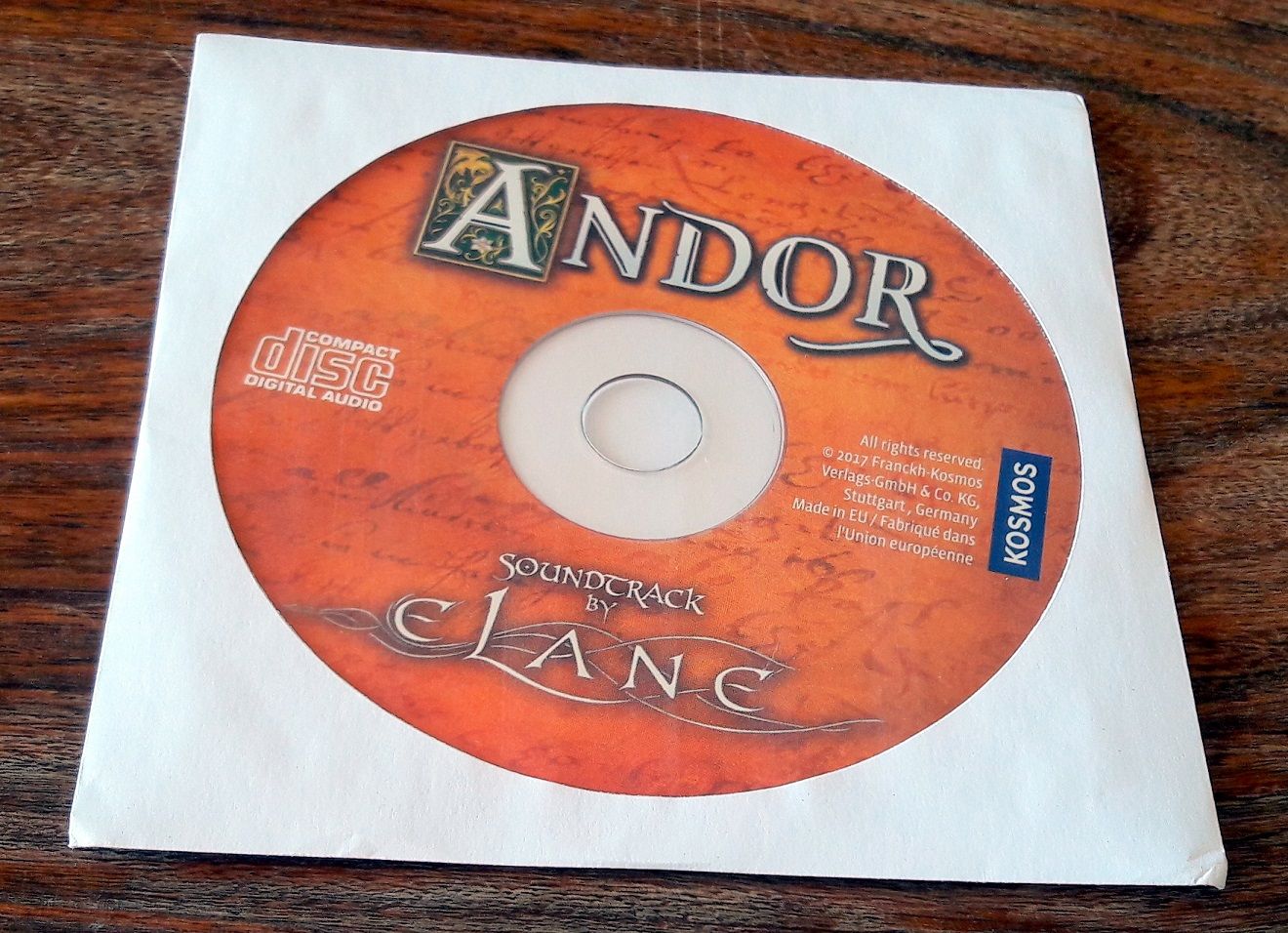 La musique d'ambiance du royaume d' Andor.