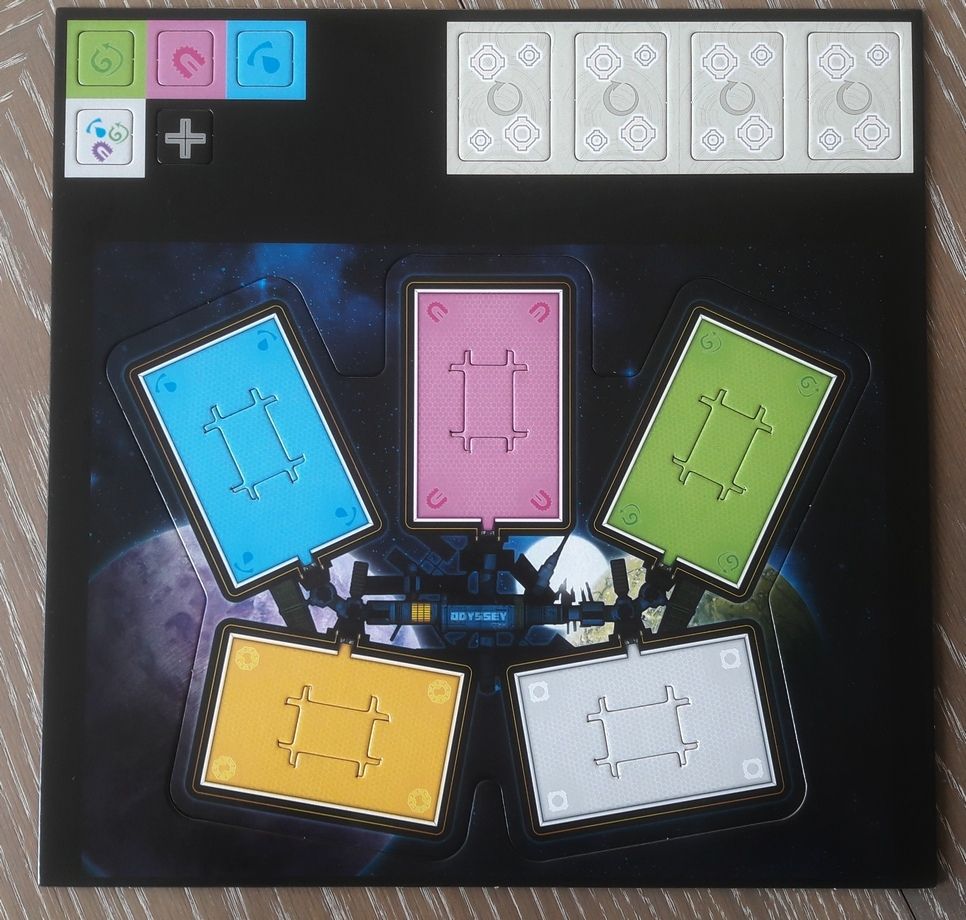 Phase 1 de l'assemblage : les salles de contrôle du module Odyssey.  Petit échauffement car on garde le meilleur pour la fin.