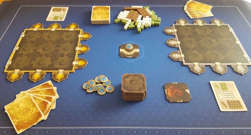 vue plongeante sur la première tuile dalle avec une amulette à récupérer