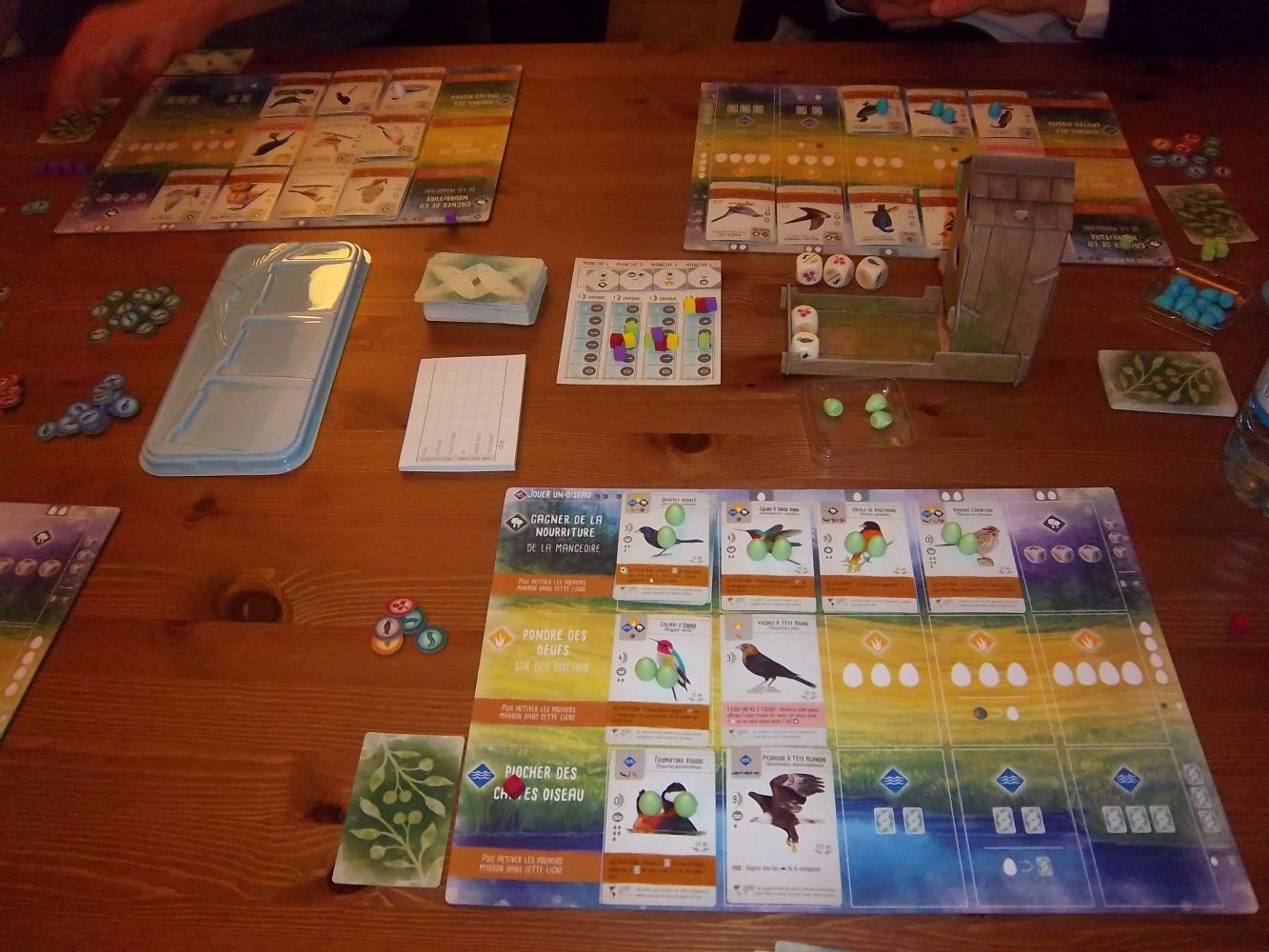 Une vue après la troisième manche...