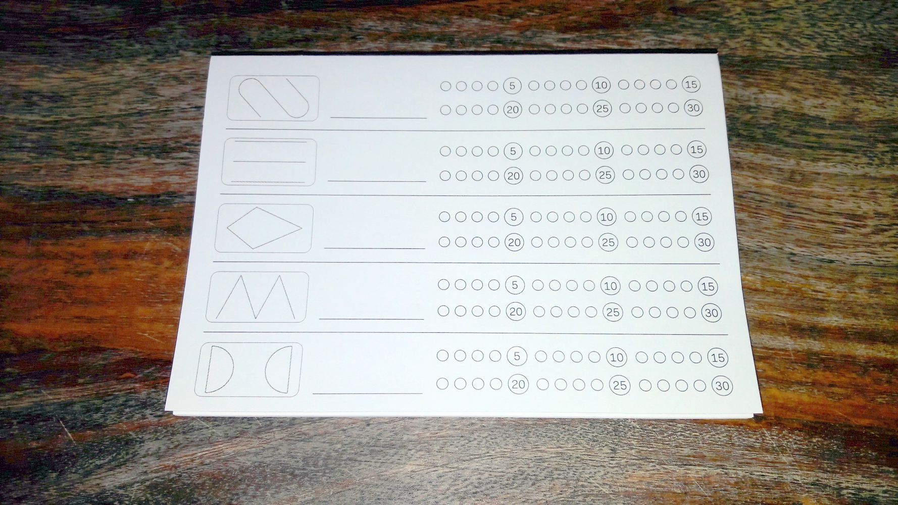 très pratique pour le décompte des points