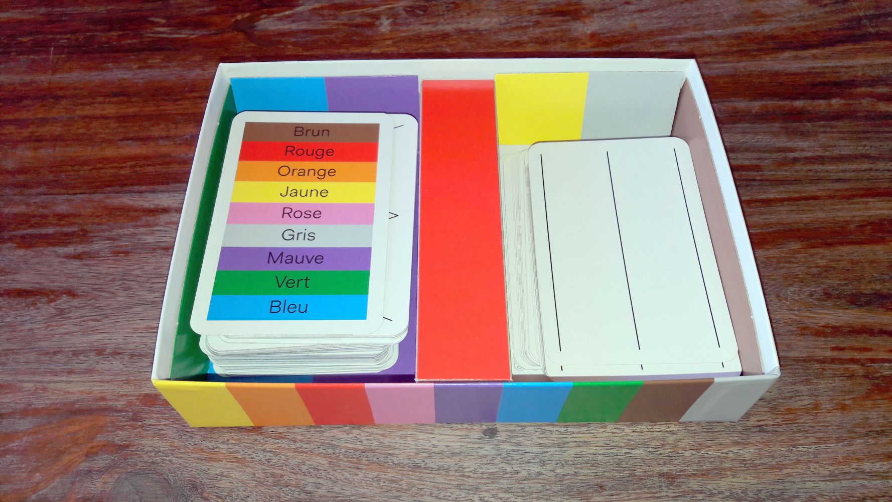 Pas de place perdue ici, les cartes trouvent bien leur place mais sans exagération !