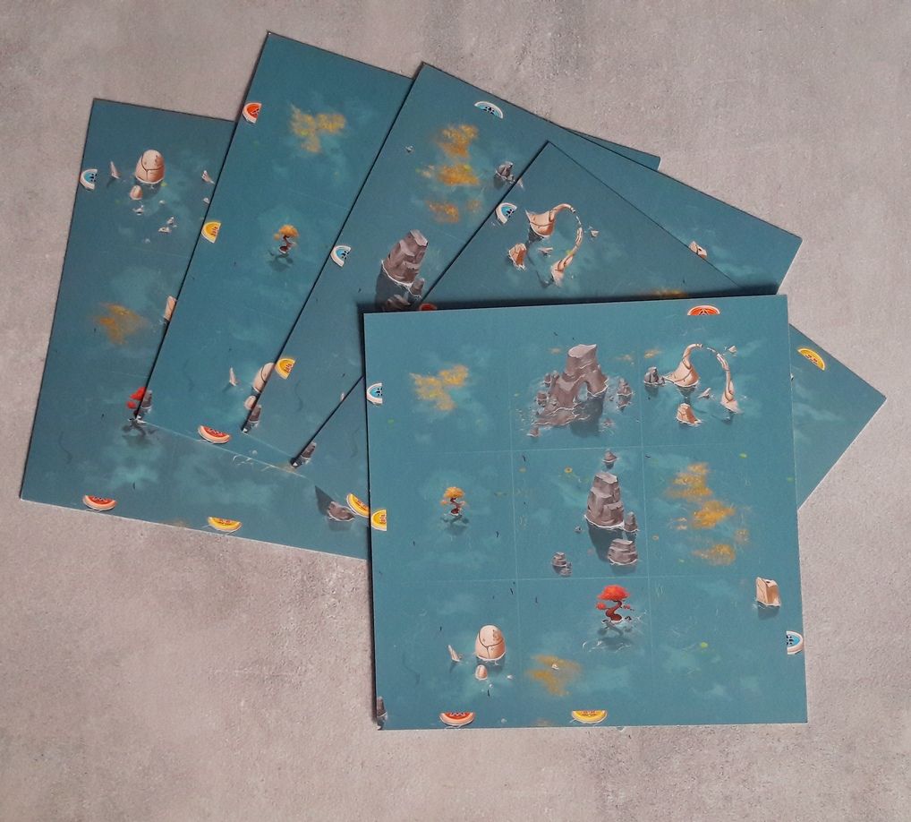 5 joueurs : 5 plateaux.