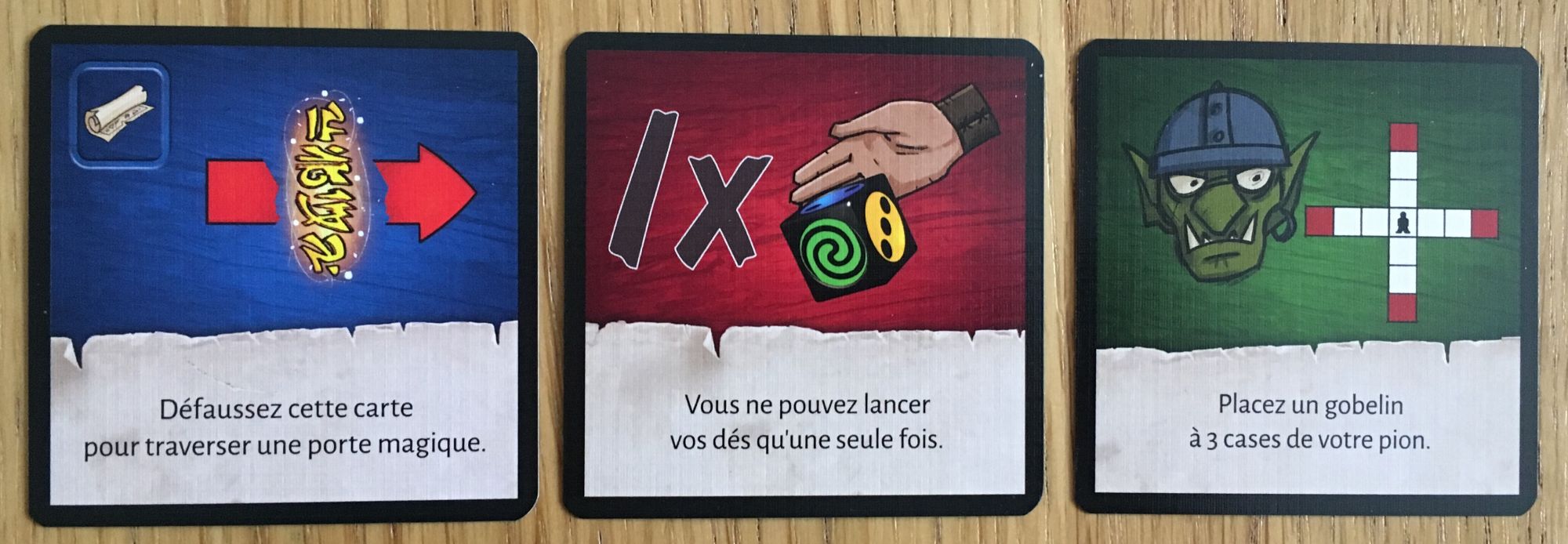 Les cartes aventures