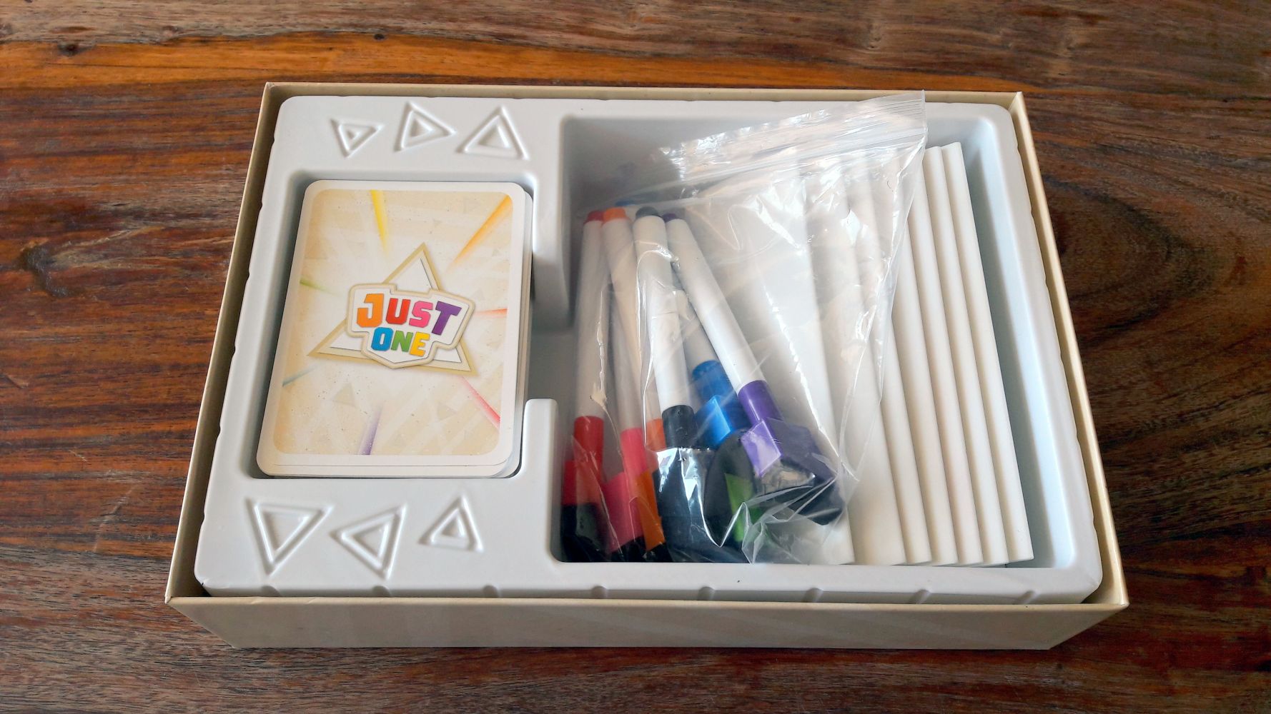 Pas de problème pour ranger le tout avec une place pour chaque chose