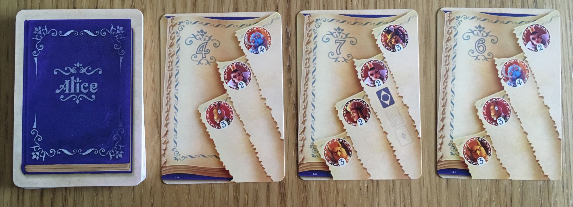 Les cartes « Chapitre »