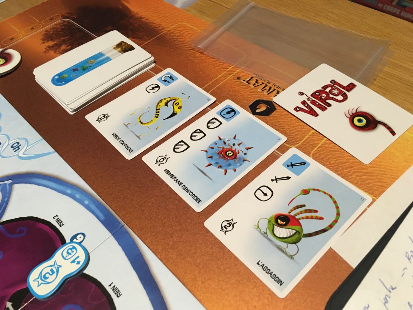 Cartes mutation qu’on peut acquérir pendant la partie