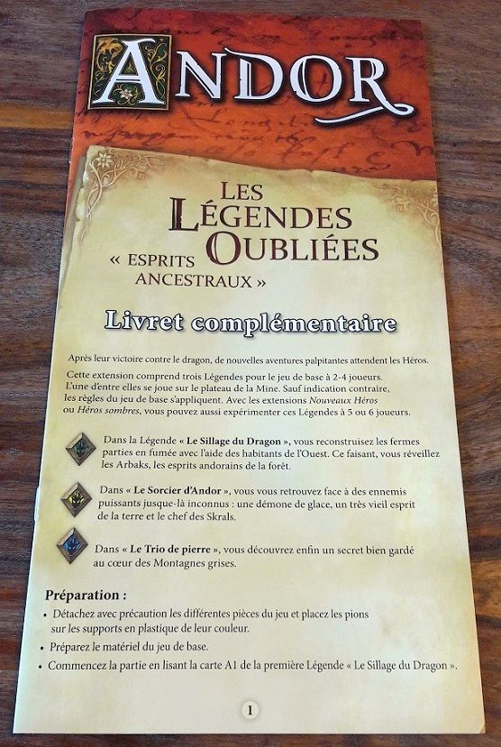 Un vrai livret de règles (même si comme d'habitudes les nouvelles règles sont explicités dans les légendes elles-mêmes).