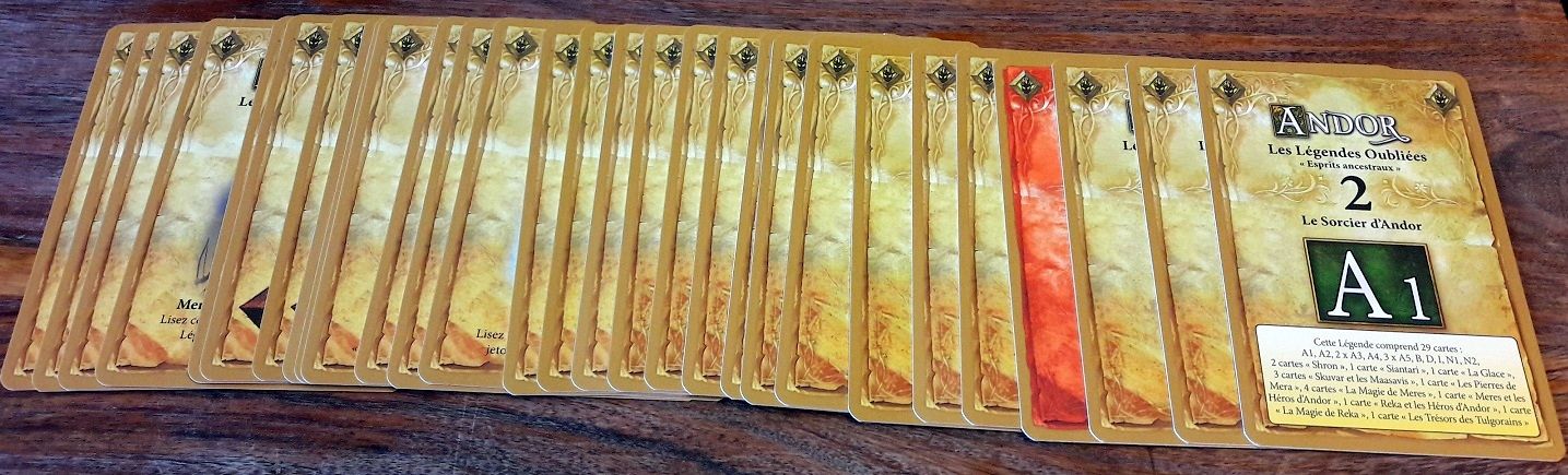 Je n'ai jamais vu autant de cartes dans une légende : vous avez vu la carte rouge ?