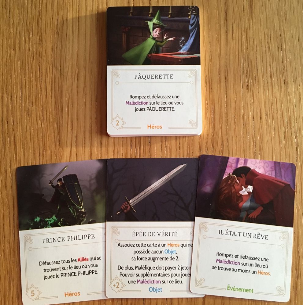 Les cartes Fatalités de Maléfique