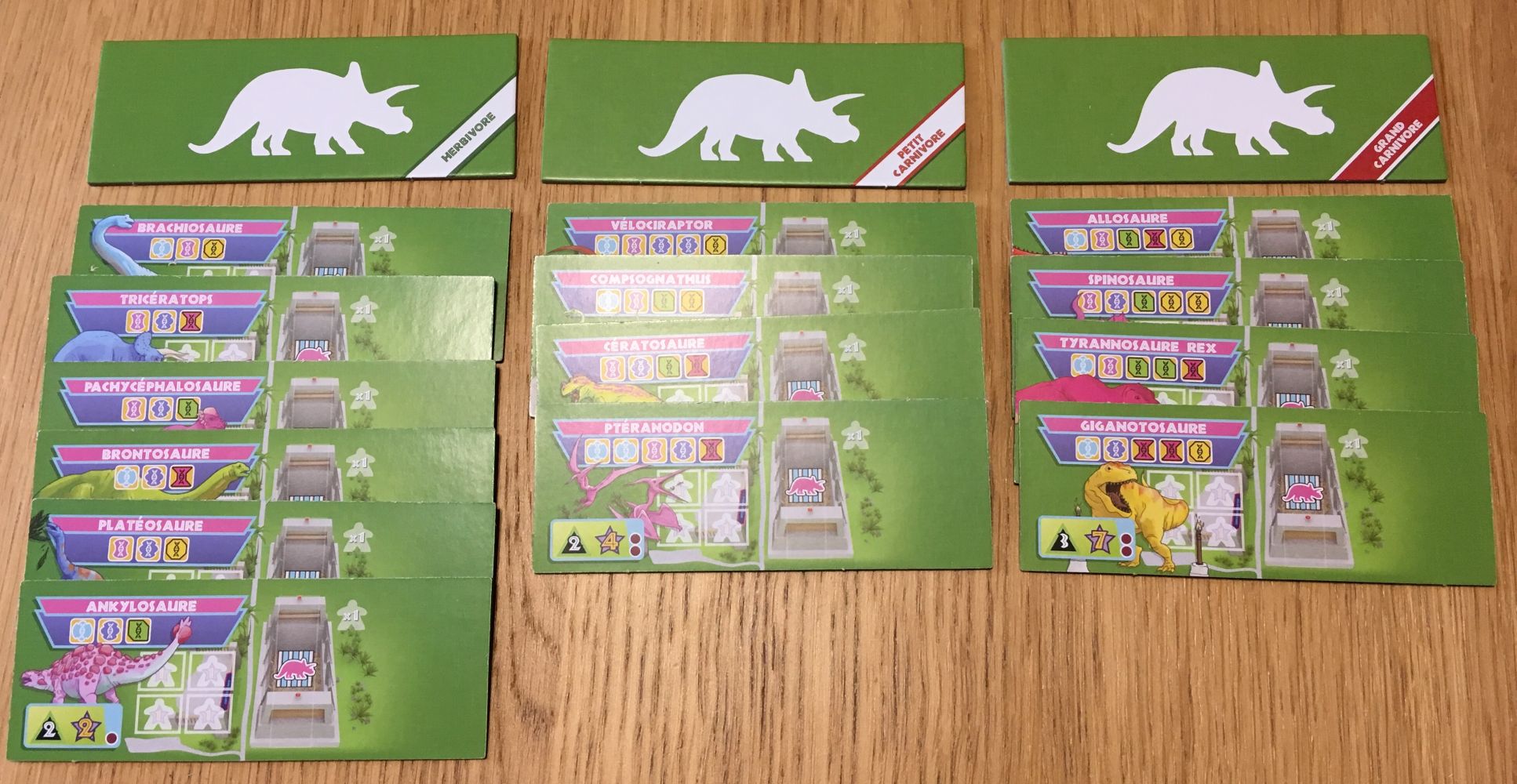 Tuiles « Formule Dino »