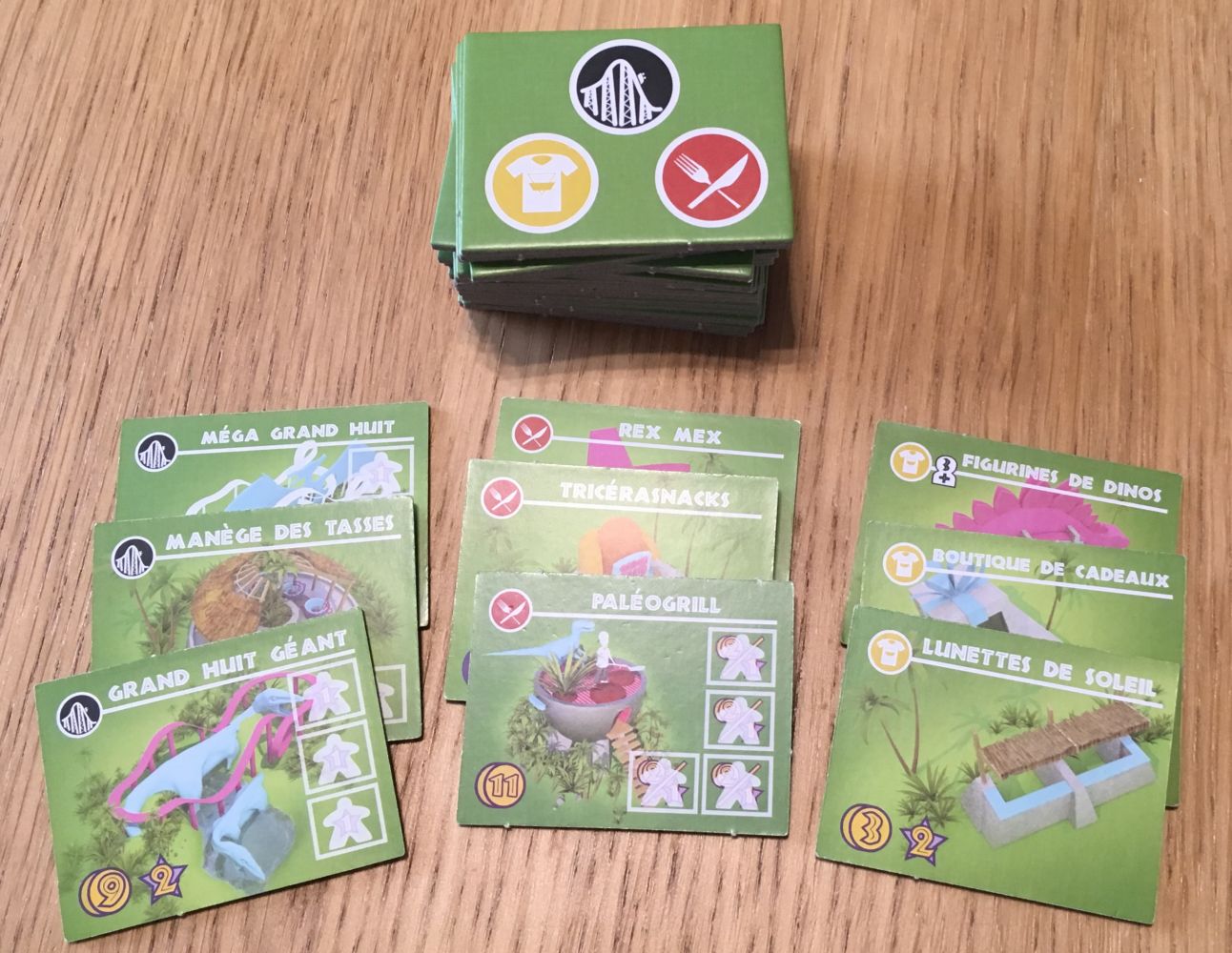 Tuiles « Activité »