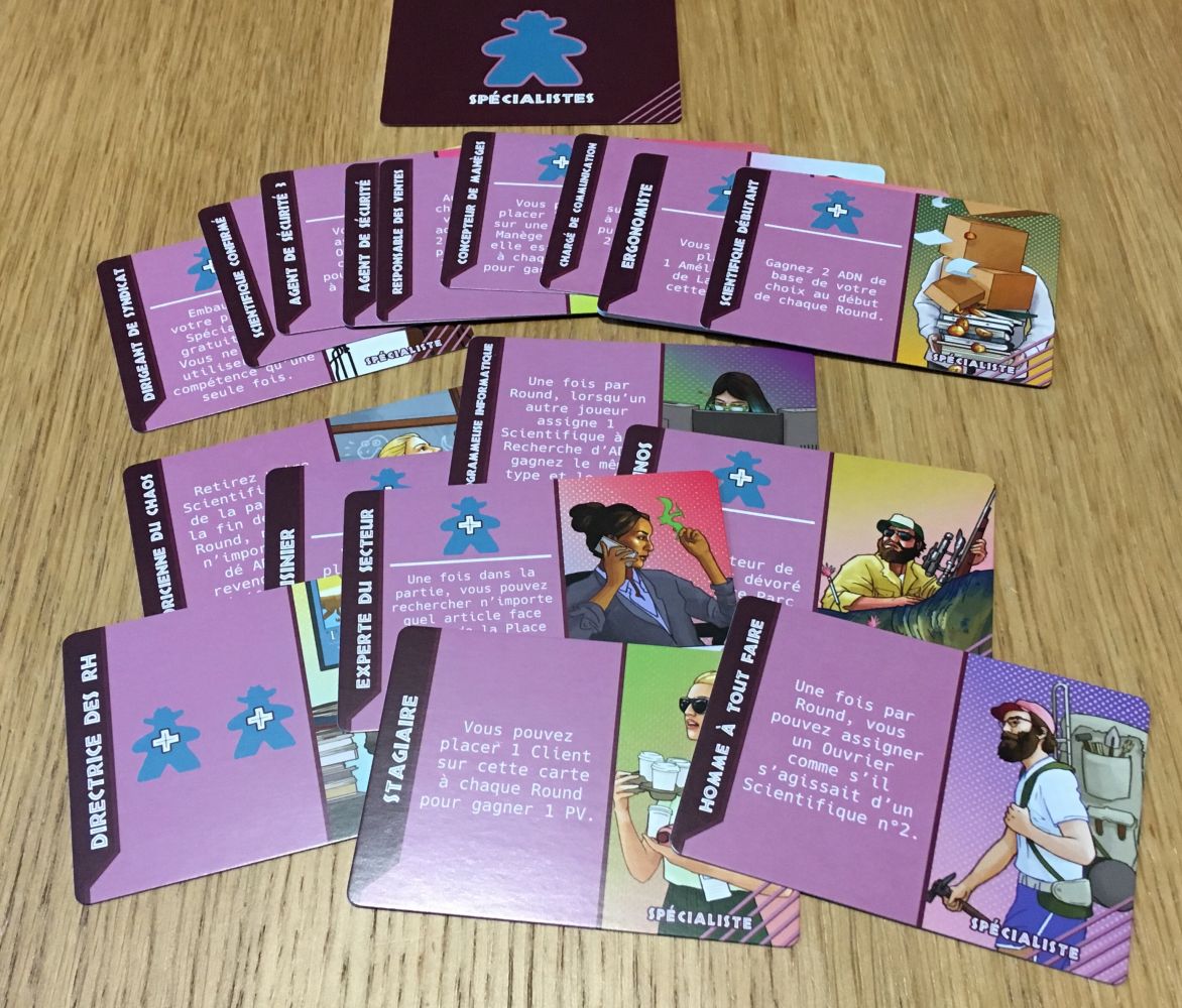 Cartes « Spécialiste »