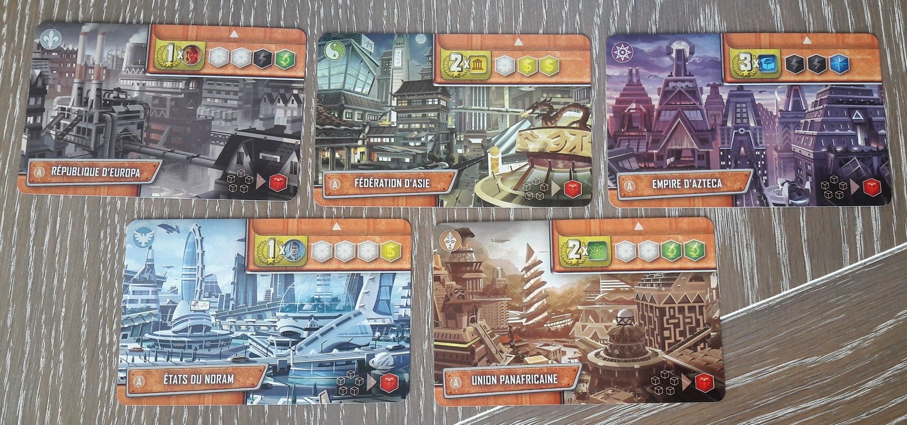 Les cartes Empires