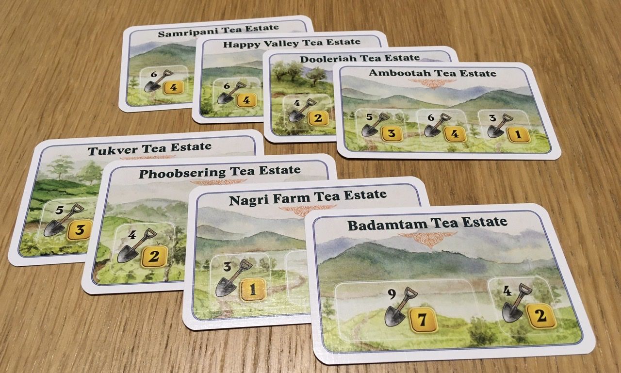 Les cartes plantation