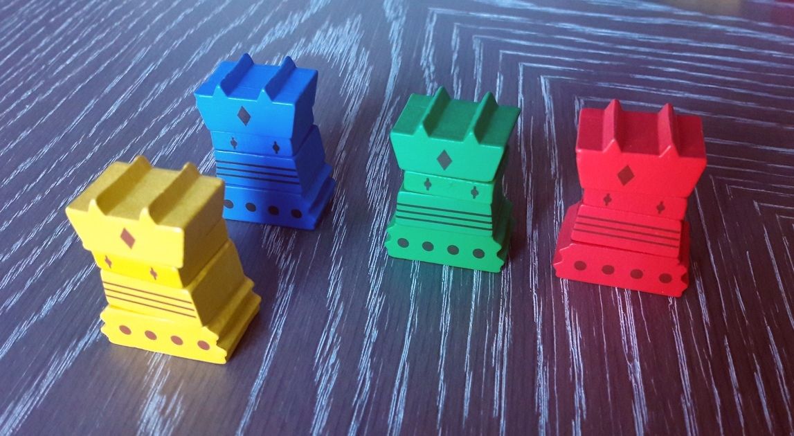 Les 4 totems ( version en kit , nécessite 2 Gobelins pour l'assemblage)