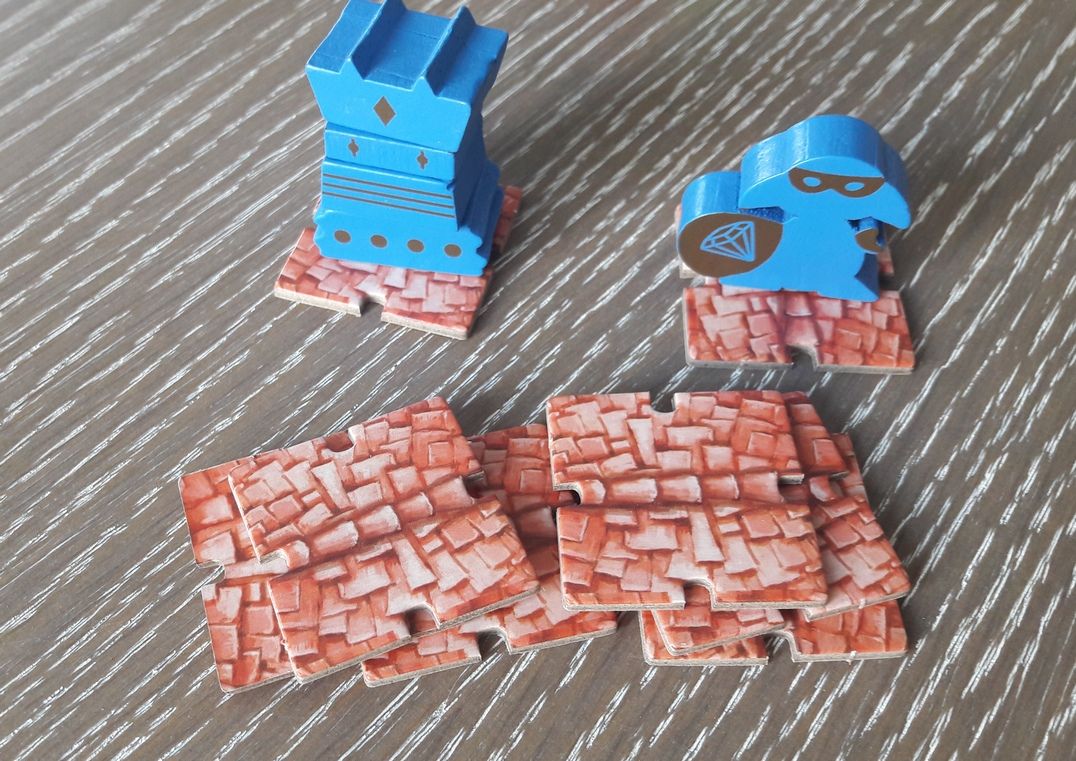 Les tuiles 'toit' du château...