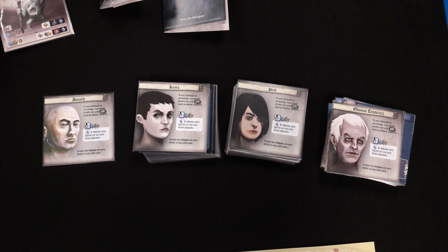 Découverte de quelques cartes. Pas beaucoup d'hésitation pour Cyril, le KS est validé. Oui on le sait, il est faible !!!