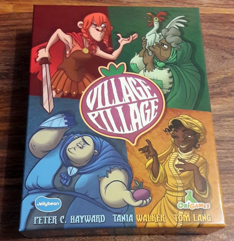 Jolie boite bien colorée et aux illustations loufoques à l'image du jeu.