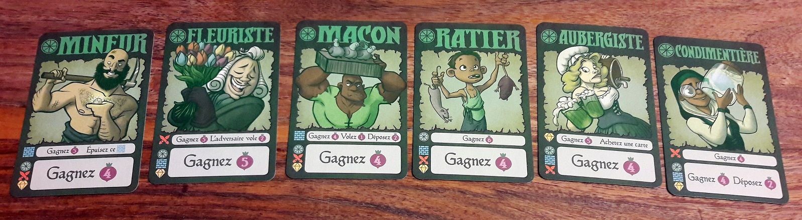 Leur spécialité : la production de navets (la monnaie du jeu !).