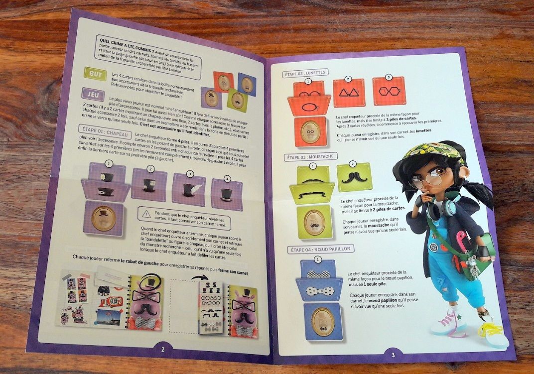 Un petit livret de règles bien illustré.