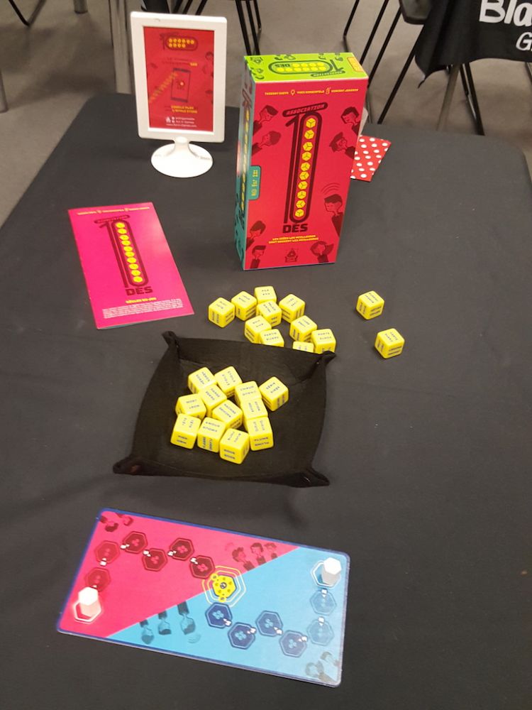 Association 10 dés d'Yves Hirschfeld et Thierry Saes chez Act In Games.