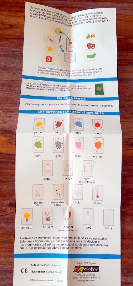 Ok, on explique bien tout et on liste toutes les cartes caractéristiques :)