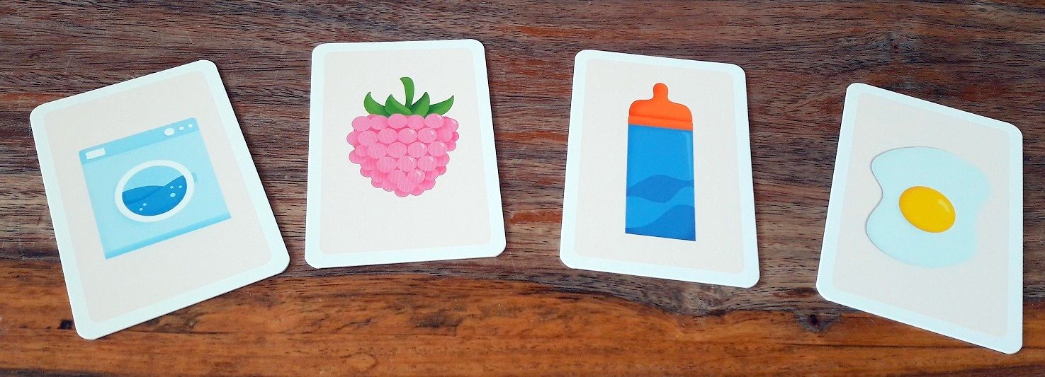 Pas mal d'objets différents (et d'aliments qui restent le centre d'intérêt principal de nos jeunes têtes blondes).