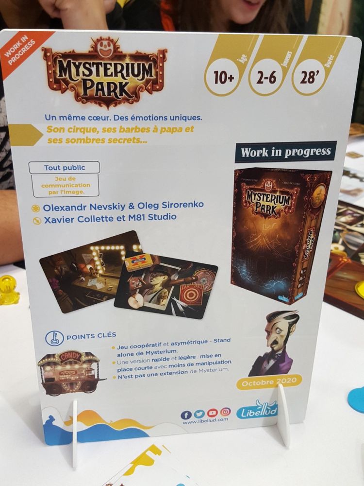 Le jeu, qui est un stand alone, est prévu pour octobre 2020 dans un format de boite à la Shadows Amsterdam et il sera compatible avec la boite de base.