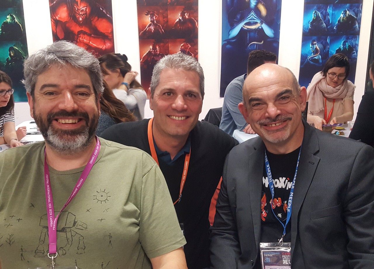 Toujours un grand plaisir de retrouver Bruno Cathala et Charles Chevallier.