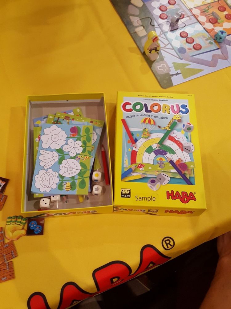 Colorus un jeu de roll and coloriage  Lena et Günter Burkhardt à partir de 4 ans.