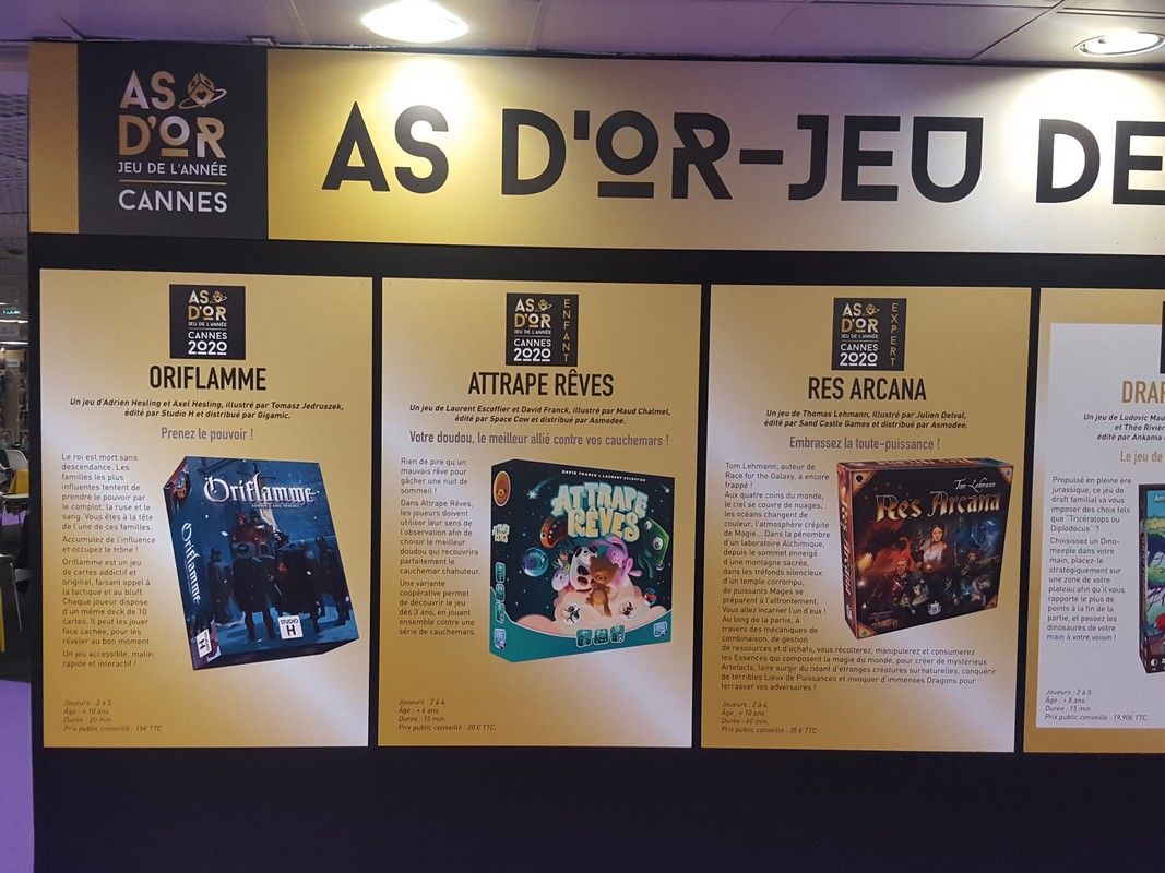 Les 3 gagnants des As d'Or à l'entrée du salon.