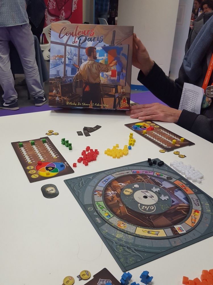 On enchaine chez SuperMeeple car ce matin on trouve enfin une table de Couleur de Paris qui libère enfin.