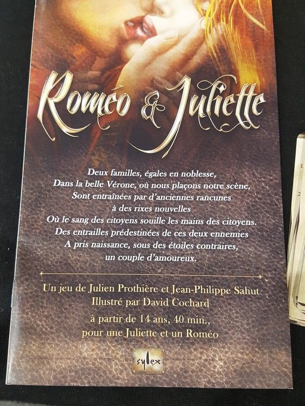 Roméo et Juliette de Julien Prothière (quelle actualité cette année !) et eJean-Philipe Sahut illustré par David Cochard chez Sylex et distribué par Atalia.