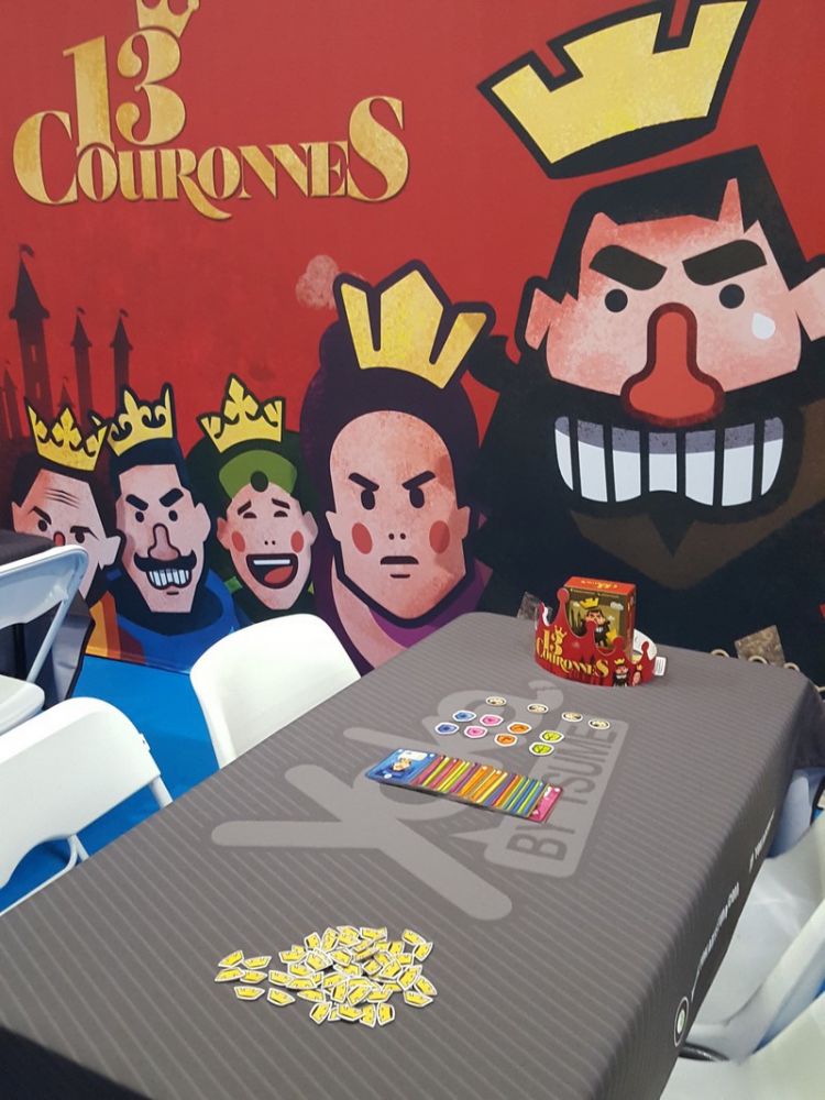 13 couronnes le jeu de Romain Caterdjian illustré par Vincent Joassin.