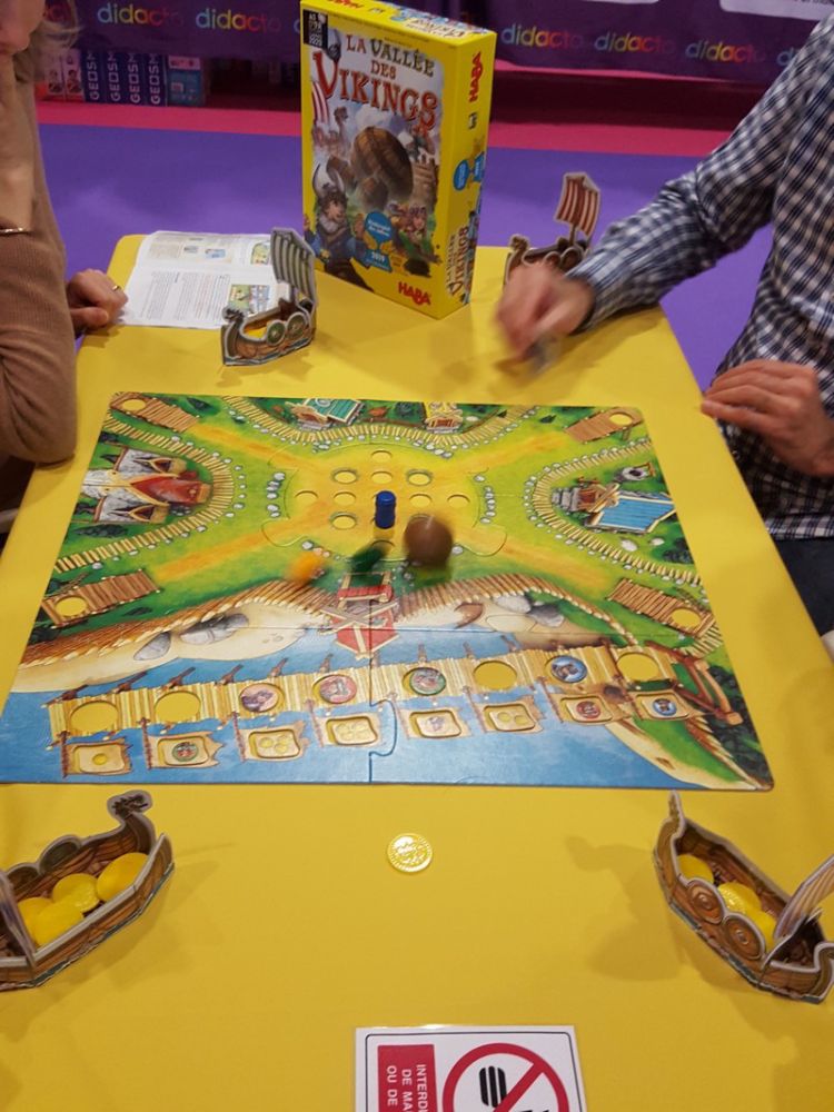 La vallée des vikings, Spiel des Jarres 2019, de... eh oui, encore Wilfried et Marie Fort !!! A partir de 6 ans.