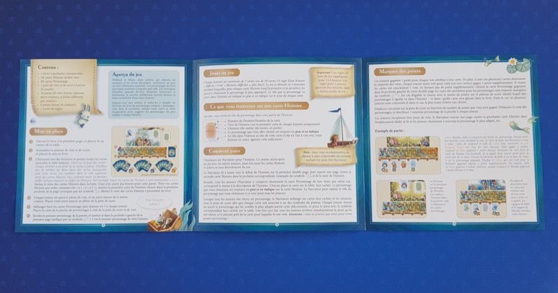 La règle du jeu qui se déplie en trois.