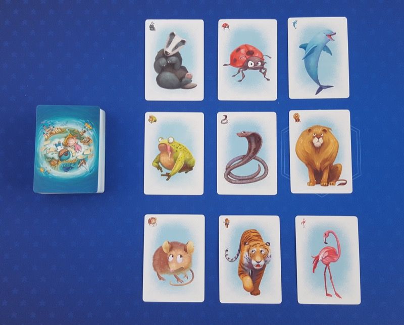 Quelques cartes Personnage parmi les 86 du jeu.