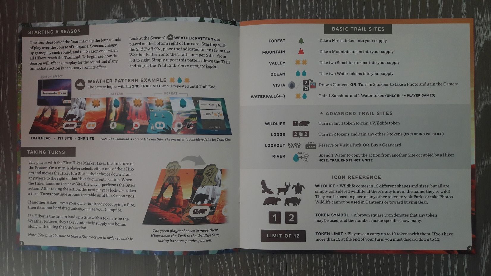 La règle ... en VO . Difficile de savoir si Matagot gardera ce format.