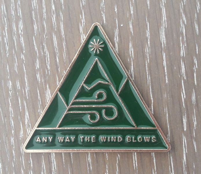 Le pion du premier joueur : pion métal émaillé : du grand luxe.