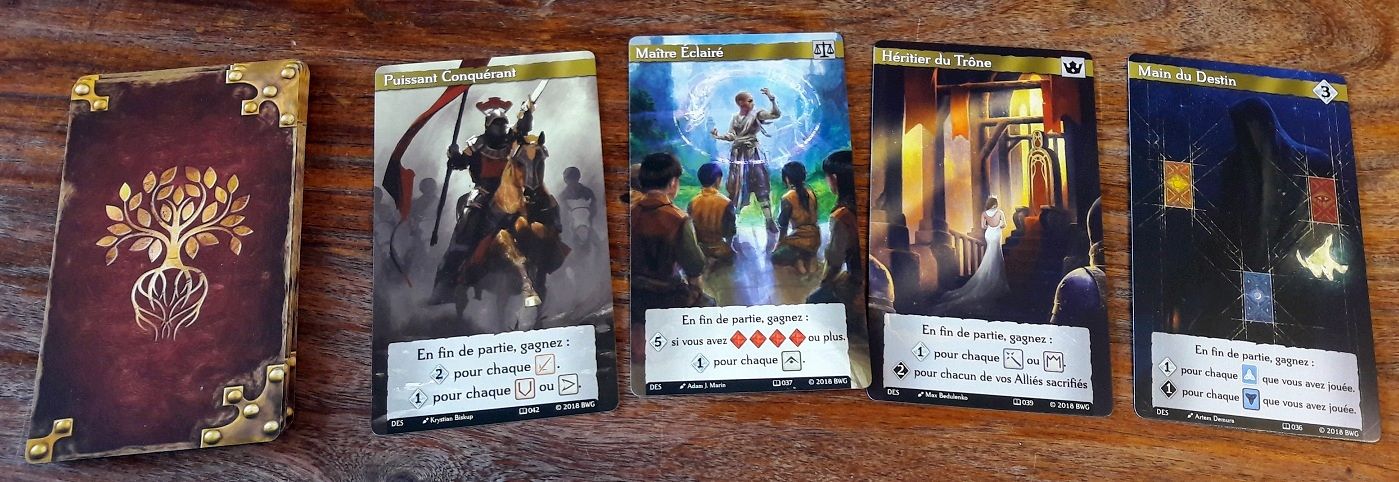 Celui-ci restera secret jusqu'à la fin de la partie et vous permettra de marquer de nombreux points