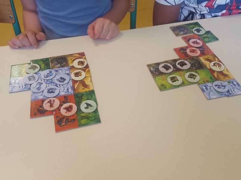 On compte son score en dénombrant chaque bébé dragon découvert qui rapporte 1 point.