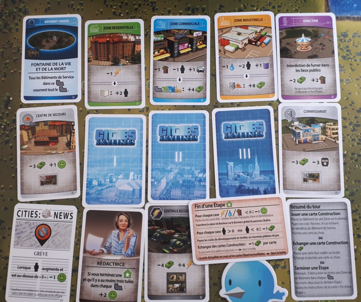 On retrouve des cartes pour représenter les constructions à venir.