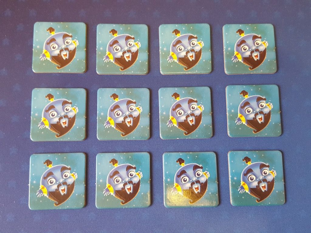 Les  24 jetons Génie.