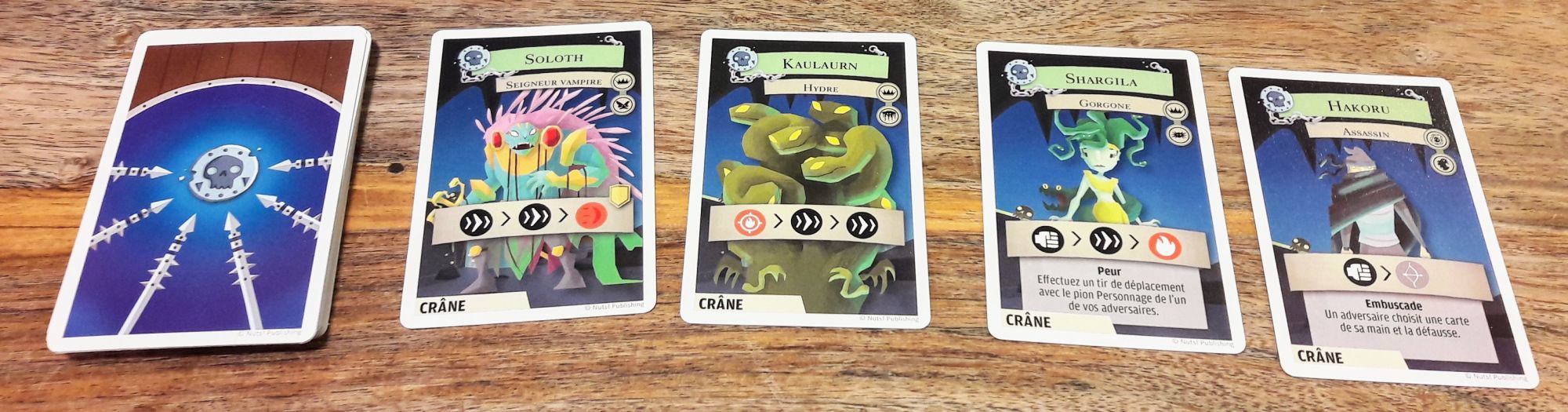 Chaque carte propose son lot d'originalité, tant sur la séquence d'actions que sur les pouvoirs.