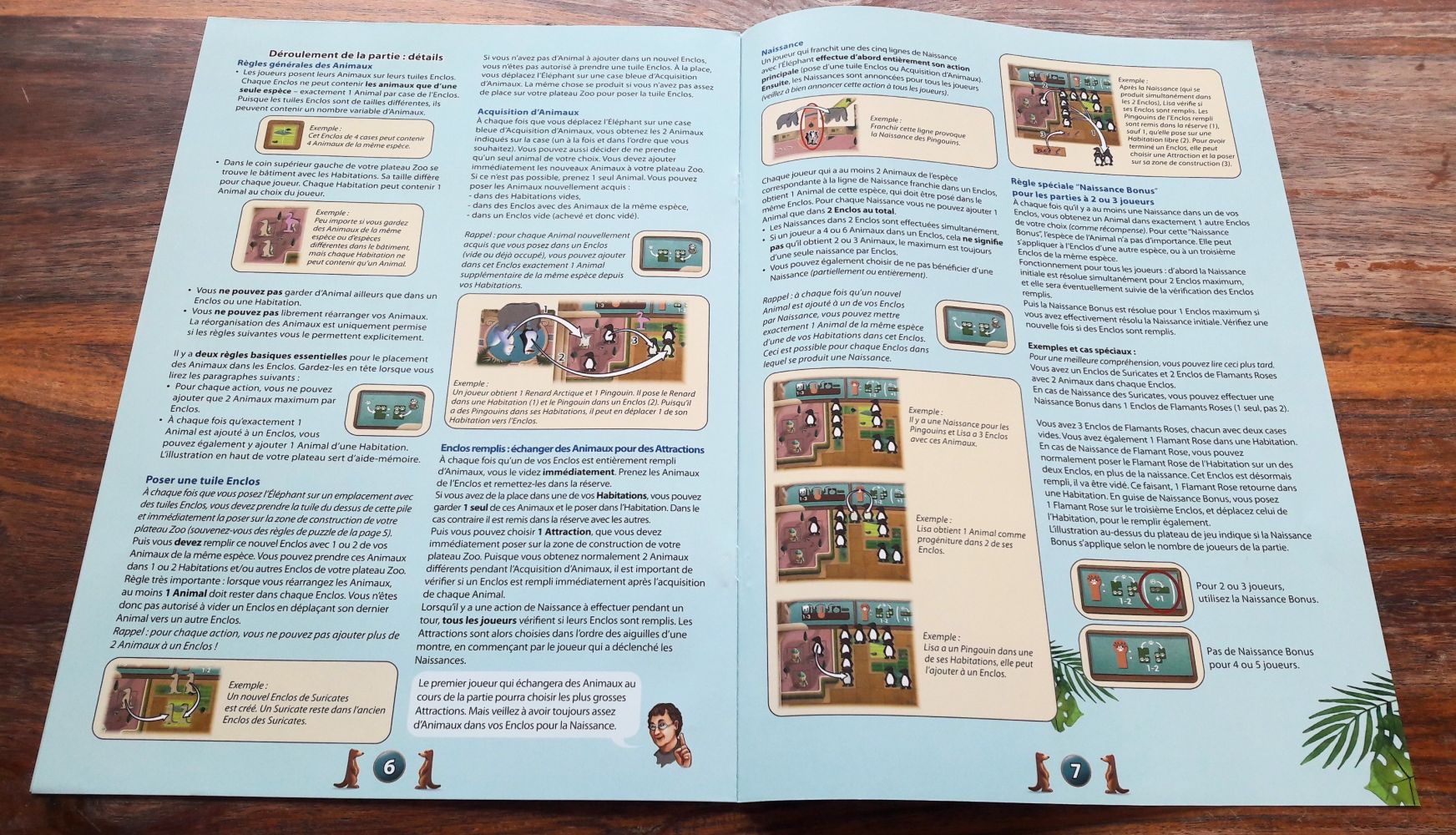 Un livret de règles complet très allemand avec des mises en avant bien utiles des points de règles clés.