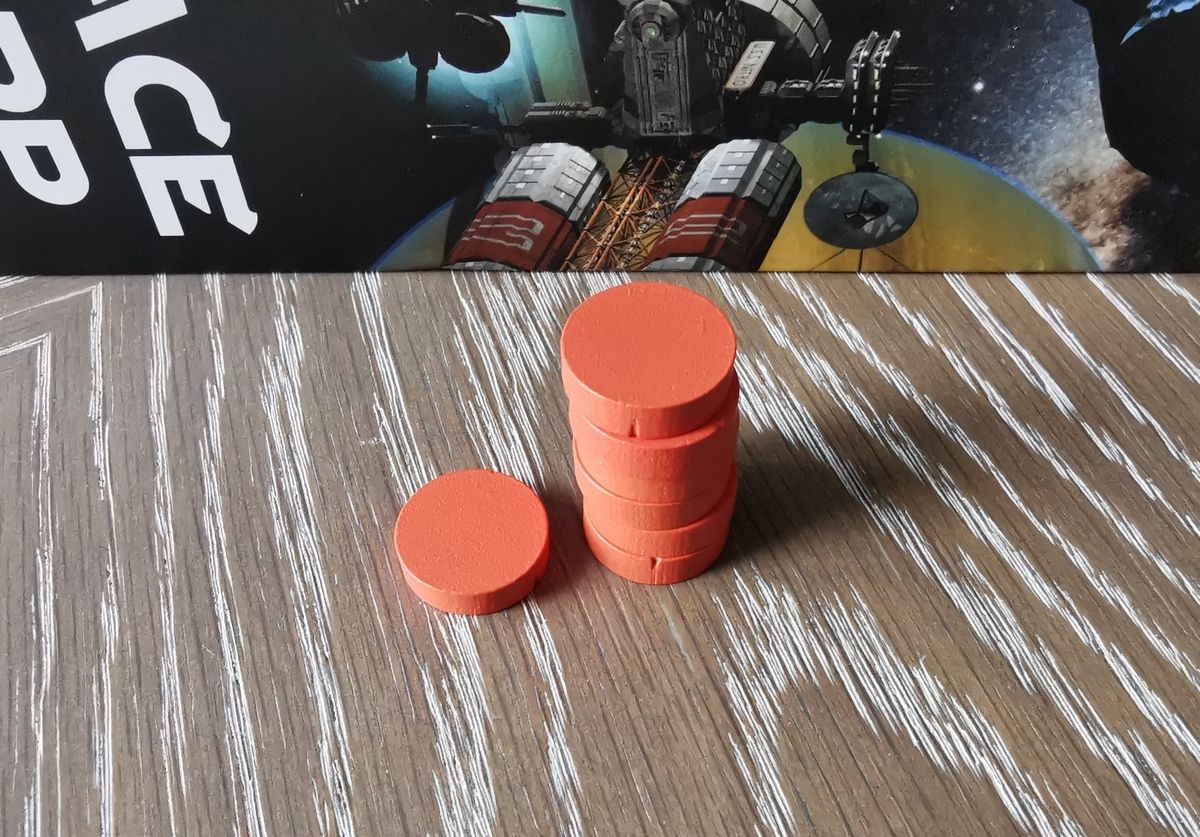 7 pions cylindriques