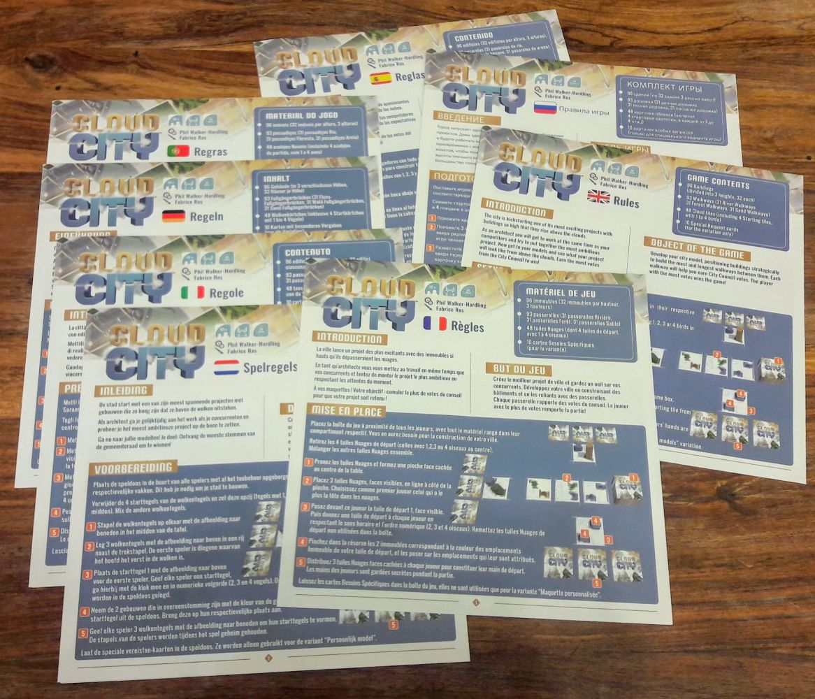 Pas moins de 8 lanques disponibles ! Il est vrai que le jeu est dénué de tout texte donc c'est plus facile :)