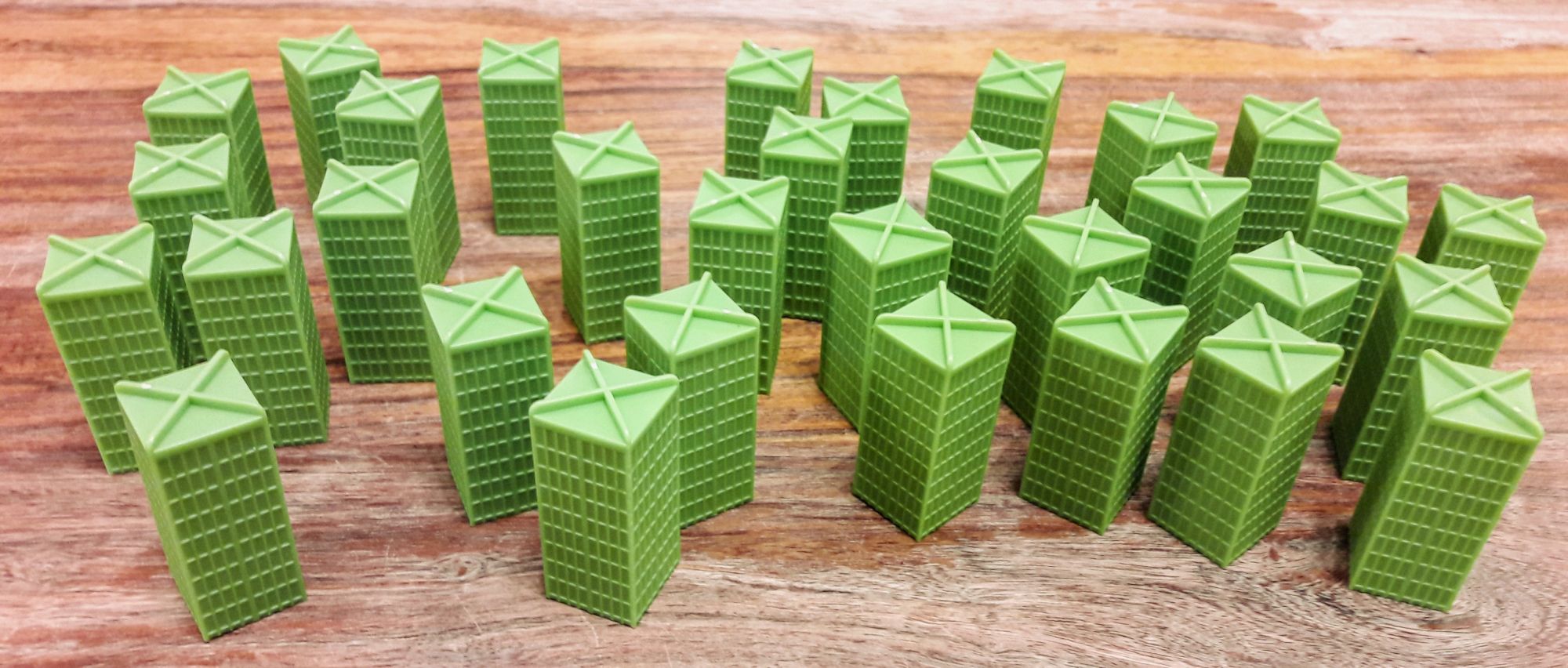 Ce ne sont pas des gratte-ciel mais déjà des belles tours.